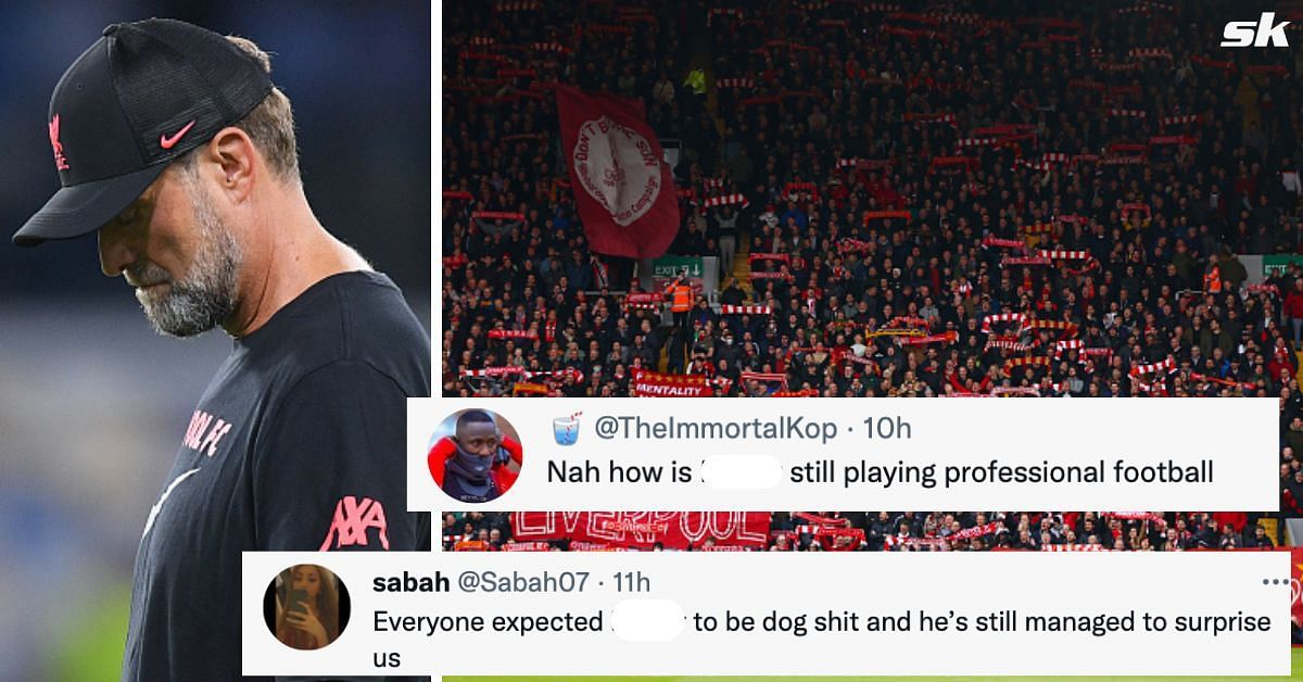 “Might as well start the match with 10 men”, “Literally a pensioner” – Liverpool fans want key player to retire after ‘dog sh**’ performance in 4-1 Napoli defeat